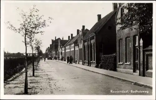 Ak Roosendaal Nordbrabant Niederlande, Badhuisweg