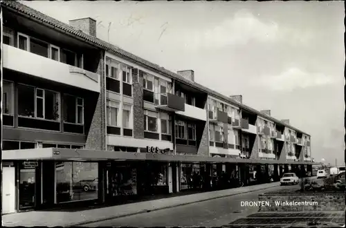 Ak Dronten Flevoland Niederlande, Winkelcentrum