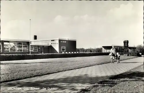 Ak Dronten Flevoland Niederlande, O. L. School De Dukdalf