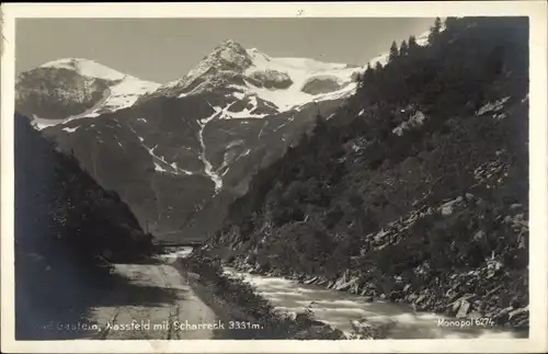 Ak Bad Gastein Badgastein in Salzburg, Nassfeld, Scharreck