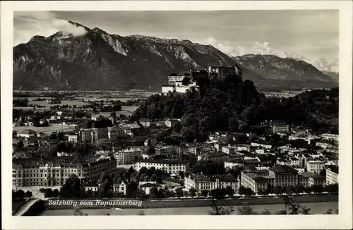 Ak Salzburg in Österreich, Stadt vom Kapuzinerberg gesehen