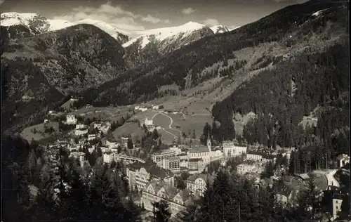 Ak Bad Gastein in Salzburg, Totalansicht vom Ort, Villen