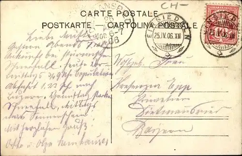 Ak Einsiedeln Kanton Schwyz Schweiz, Panorama, Alpen