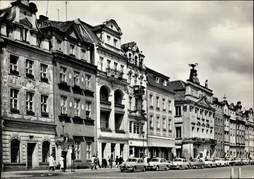 Ak Poznań Posen, Fragment Starego Rynku