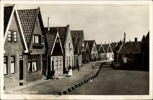 Ak Volendam Nordholland Niederlande, Meerzijde