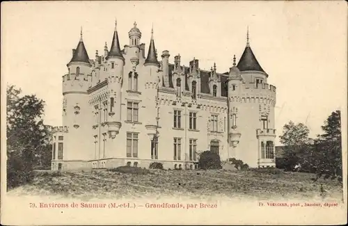 Ak Bellevigne-les-Châteaux Maine et Loire, Chateau de Grandfonds