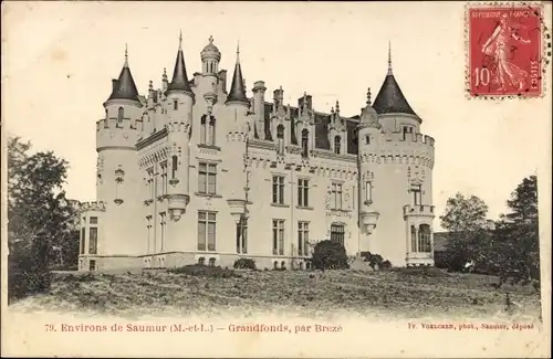 Ak Bellevigne-les-Châteaux Maine et Loire, Chateau de Grandfonds