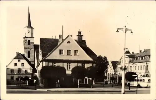 Ak Rothenburg in der Oberlausitz, Karl Marx Platz