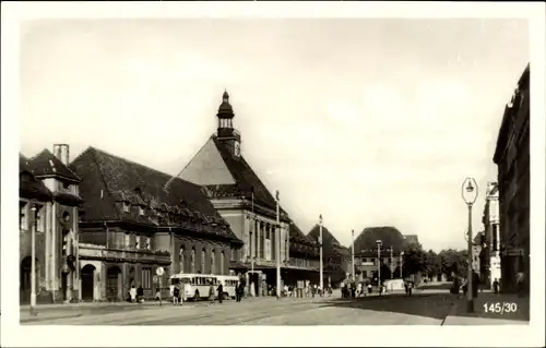 Ak Görlitz in der Lausitz, Bahnhof