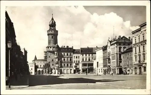 Ak Görlitz in der Lausitz, Leninplatz, Reichenbacher Turm und Kaisertrutz