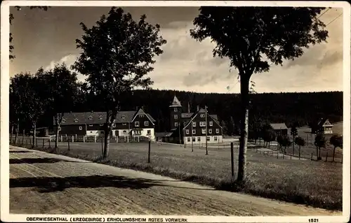 Ak Oberwiesenthal Erzgebirge, Erholungsheim Rotes Vorwerk