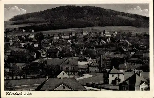 Ak Ebersbach in der Oberlausitz, Humboldtbaude, Ortsübersicht, Alfred Lindner Heimatmuseum