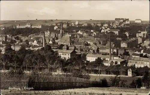 Ak Stollberg im Erzgebirge, Gesamtansicht