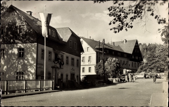 Ak Rechenberg Bienenmühle Erzgebirge, HO Hotel Bienenmühle