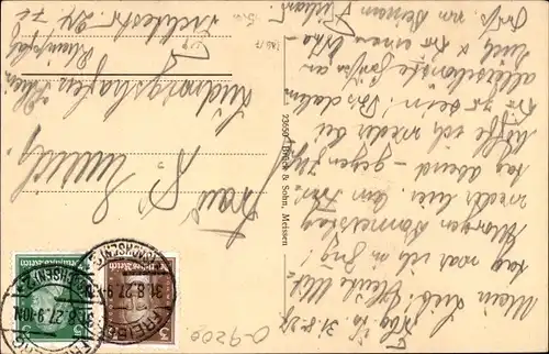 Ak Freiberg in Sachsen, Partie am Mühlgraben