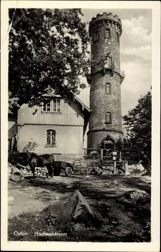 Ak Oybin in der Oberlausitz, Hochwaldturm