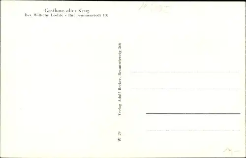 Ak Hedeper in Niedersachsen, Gasthaus alter Krug, Bahnhof, Kirche, Denkmal