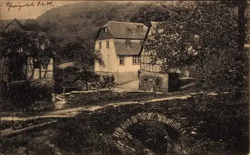 Ak Sankt Goarshausen am Rhein, Ober Zöllers Mühle im Schweizertal