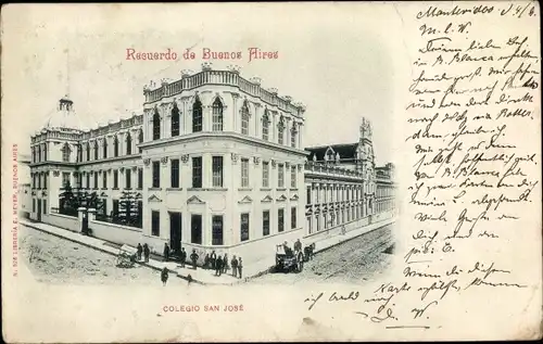 Ak Buenos Aires Argentinien, Colegio San Jose