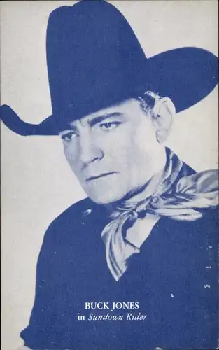 Ak Schauspieler Buck Jones in Sundown Rider, Western