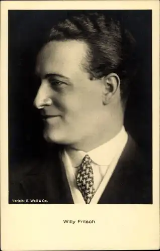 Ak Schauspieler Willy Fritsch, Portrait