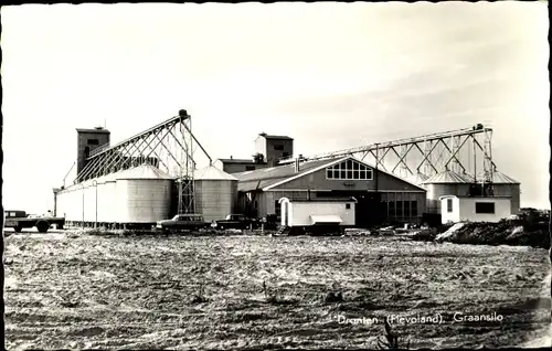 Ak Dronten Flevoland Niederlande, Graansilo