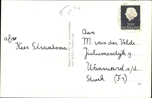 Ak Espel Flevoland Niederlande, Protestants Kerkcentrum Una Sancta