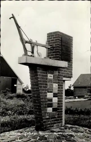 Ak Oostelijk Flevoland, Monument