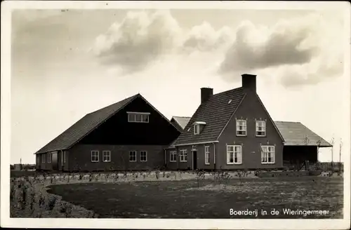 Ak Wieringermeer Hollands Kroon Nordholland Niederlande, Boerderij