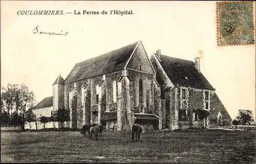 Ak Coulommiers Seine et Marne, La Ferme de l'Hopital