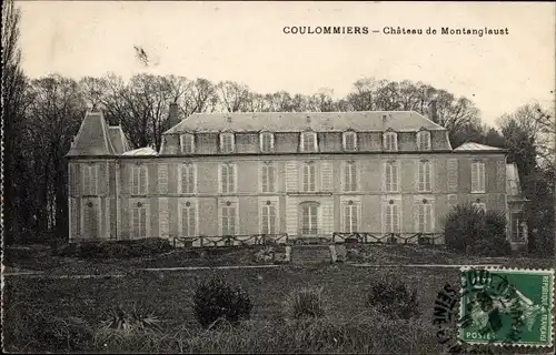 Ak Coulommiers Seine et Marne, Chateau de Montanglaust