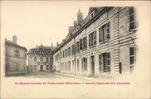 Ak Fontevrault Maine et Loire, Maison centrale, ancien logement des Abbesses, ehem. Äbtissinnenhaus