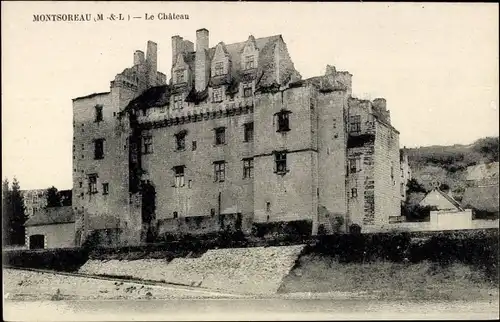 Ak Montsoreau Maine et Loire, Château