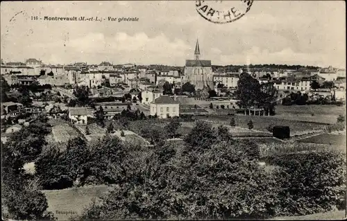 Ak Montrevault Maine et Loire, Panorama