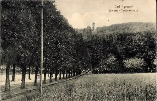 Ak Bad Pyrmont in Niedersachsen, Bomberg Spelunkenturm