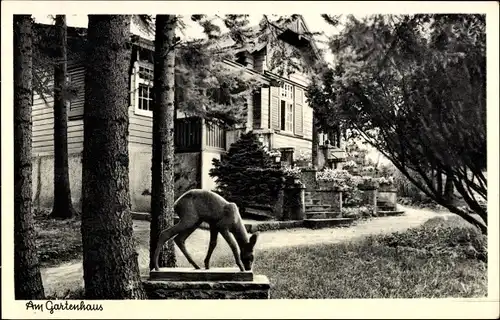 Ak Coppenbrügge, Sanatorium Lindenbrunn, Gartenhaus