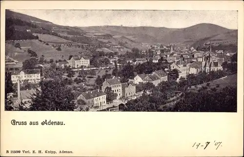 Ak Adenau in der Eifel, Panorama