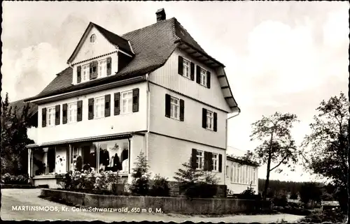 Ak Martinsmoos Neubulach im Schwarzwald, Pension Haus Kübler