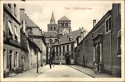 Ak Trier an der Mosel, Liebfrauenstraße, Liebfrauenkirche