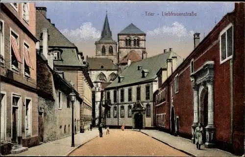 Ak Trier an der Mosel, Liebfrauenstraße, Liebfrauenkirche