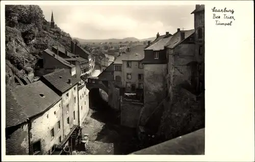 Ak Saarburg an der Saar Bezirk Trier, Tümpel, Hackeberger Mühle