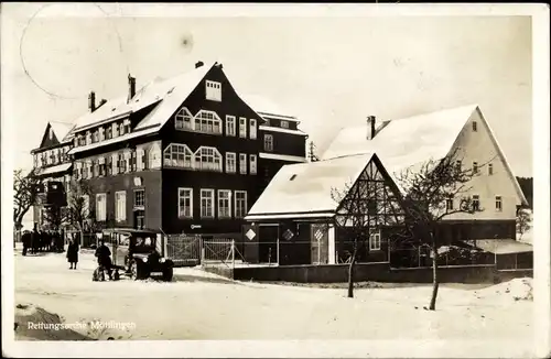 Ak Möttlingen Bad Liebenzell im Schwarzwald, Christl. Erholungsheim Rettungsarche, Winter