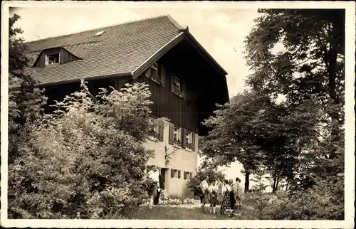 Ak Schlat in Württemberg, Wasserberg, Unterkunftshaus des Schwäb. Albvereins