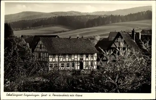 Ak Ziegenhagen Witzenhausen in Hessen, Gasthof zur Krone