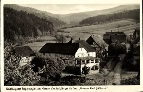 Ak Ziegenhagen Witzenhausen in Hessen, Pension Karl Guthardt