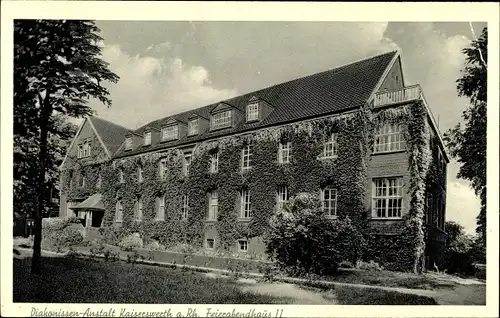 Ak Kaiserswerth Düsseldorf am Rhein, Diakonissenanstalt, Feierabendhaus II