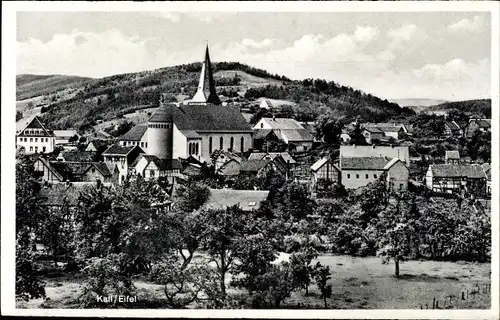 Ak Kall in der Eifel, Teilansicht