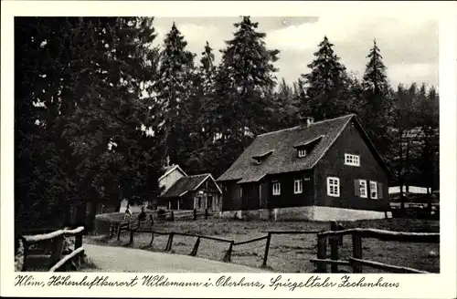 Ak Wildemann Clausthal Zellerfeld im Oberharz, Spiegeltaler Zechenhaus