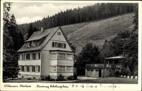 Ak Wildemann Clausthal Zellerfeld im Oberharz, Hanomag Erholungsheim