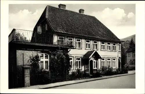 Ak Wildemann Clausthal Zellerfeld im Oberharz, Pension u. Kurbadeanstalt Böhme